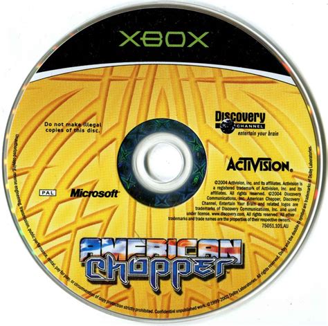 American Chopper 2004 Xbox Box Cover Art Mobygames