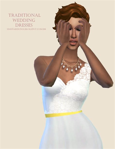 Sims Fashion01 Simsfashion01 Traditional Wedding Dresses The Sims 4
