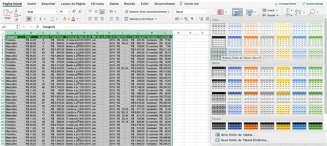 Como Fazer Uma Tabela No Excel Usando O Modelo De Formato Tabela