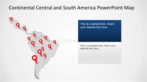 Political Outline Latin America Powerpoint Map Slidemodel