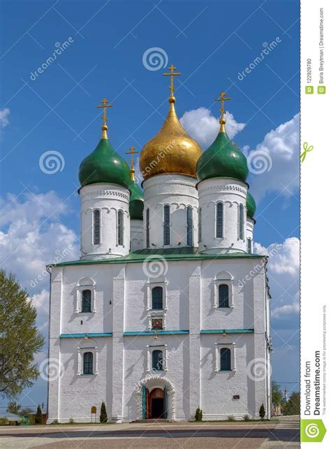 Assumption Cathedral Kolomna Russia Stock Photo Image Of Blue