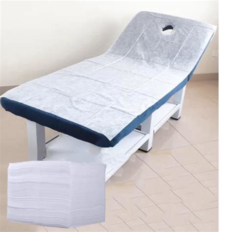 lot de 100 housses jetables pour canapé table de massage avec trou pour salon de beauté