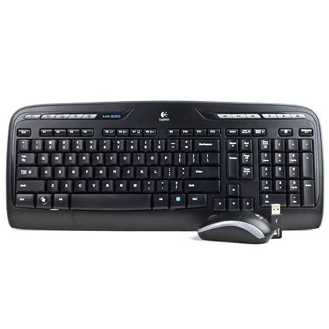 Logitech Mk320 Desktop Wireless Multimedia Keyboard And Optical Mouse Kit