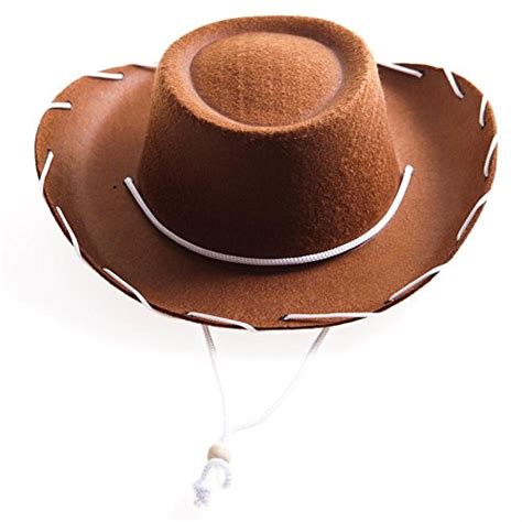 Childrens Brown Felt Cowboy Hat By Century Novelty By Century Brown