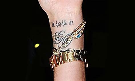 Want to design a tattoo of david and victoria beckham's hebrew tattoos? 22 Inspirational Hebrew Tattoo Designs With Meanings | Hebrew tattoo, Tattoo designs, meanings ...