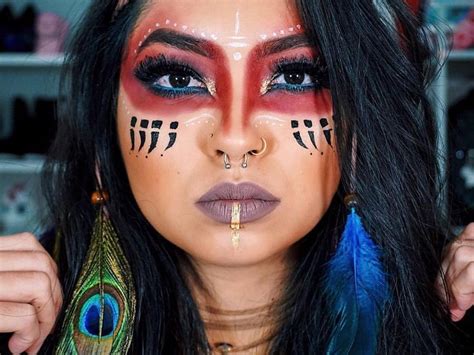 Halloween Indian Face Paint