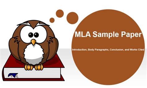 State a counterargument against your position b. MLA Sample Paper: Formatting Introduction, Body Paragraphs ...