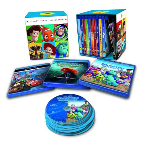 Blu Ray And Dvd Italia Box Disney Pixar Collection Dal 04 Dicembre 2013