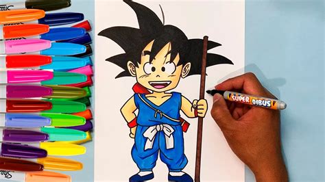 Como Dibujar A Goku NiÑo Dragon Ball Paso A Paso How To Draw Child