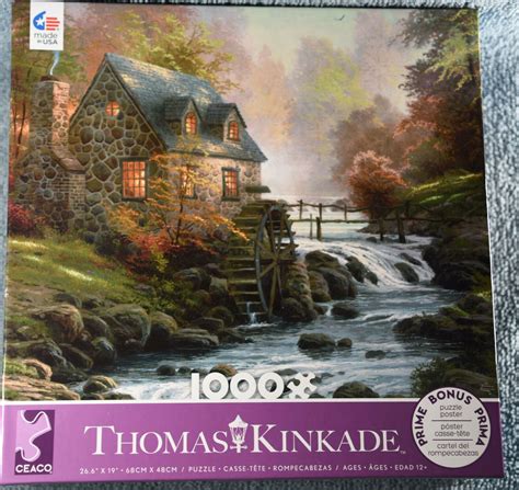 Details About A 1000 Piece Jigsaw Puzzle By Thomas Kinkade