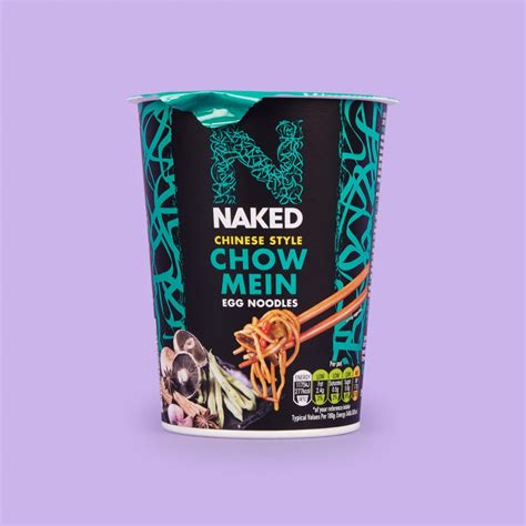 Naked Noodle Chinese Style Chow Mein Egg Noodle Pot G Uk Emporium