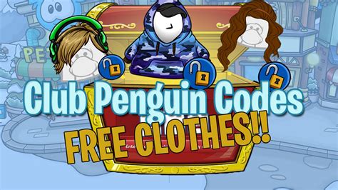 Club penguin how to get a free club penguin membership. Club Penguin Codes for Clothes 2016 - YouTube