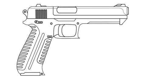 Gun Drawing By Red Scope On Deviantart