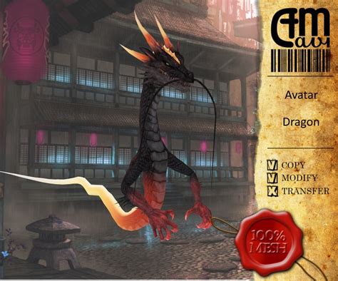 Second Life Marketplace Dragon