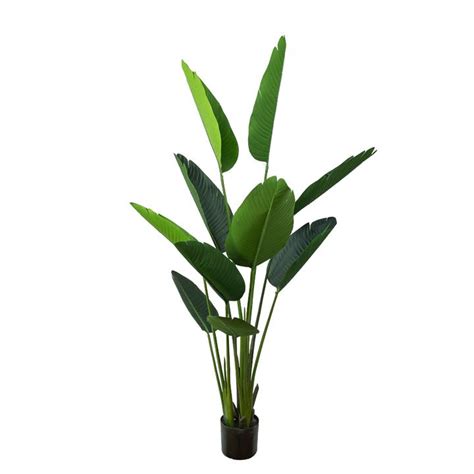 Glamorous Fusion Potted Artificial Traveller Palm Tree 150cm By