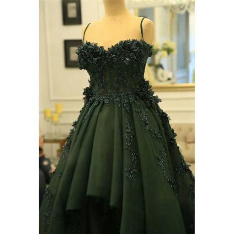 Royal Green Color Dress Dresses Colorful Dresses Ball Gowns
