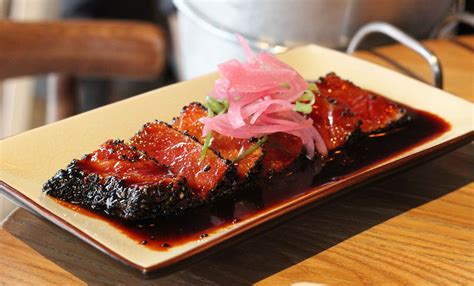 Season the tuna portions with togarashi, salt and ground pepper. REVIEW: Murakami, St Martin's Lane, Covent Garden | The ...