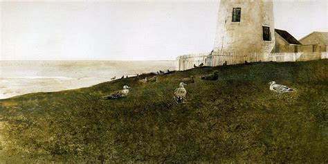 Andrew Wyeth 1917 — 2009 Usa Storm At Sea Watercolor Drybrush