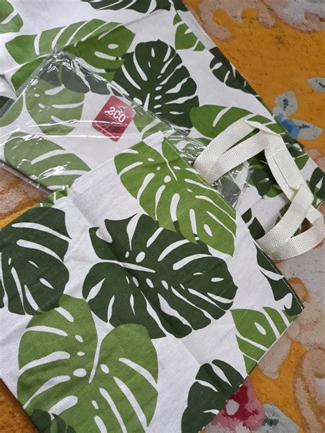 Diy Beg Tote Monstera Eco Jadi Table Runner