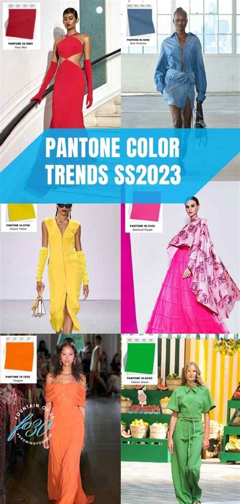 Pantone Fashion Color Report Springsummer 2023 Nyfw Top 10