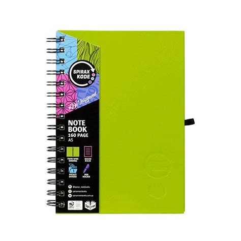 Spirax Kode 511 A5 Hardcover Notebook 160page Assorted X Carton Of 5