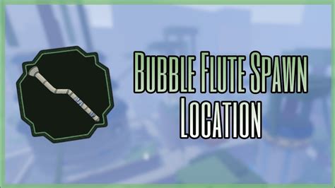 The shindo life wiki is dedicated to serving as an encyclopedia for shindo life and being a resource for the community. Bubble Flute Spawn Location | Shindo Life | Roblox - YouTube