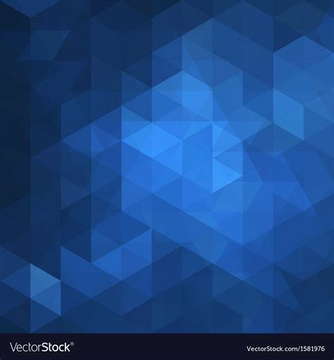 Blue Triangle Abstract Background Royalty Free Vector Image