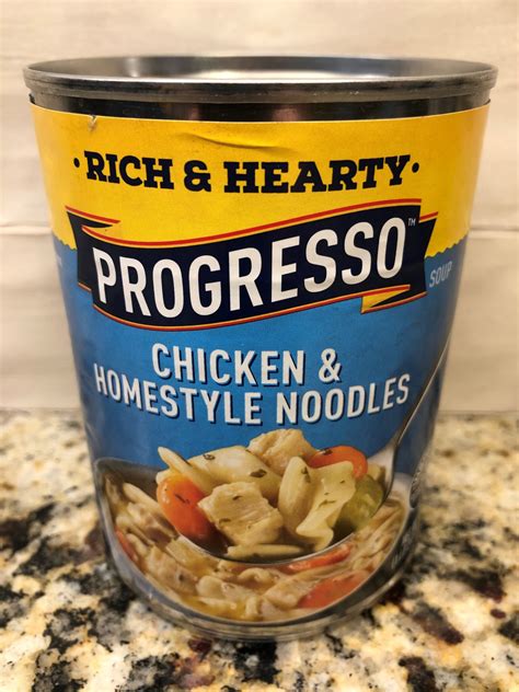 4 Cans Progresso Rich And Hearty Chicken And Homestyle Noodle Soup 19 Oz