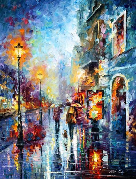 Abstract Wall Art By Famous Painter Leonid Afremov For