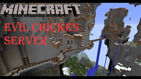 Minecraft Evil Chicken 01 Meine Basis Und Hinterhof Youtube