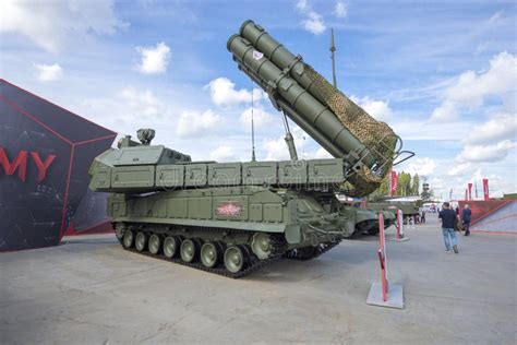 The Launcher Of The Buk M3 Anti Aircraft Missile System Editorial Stock