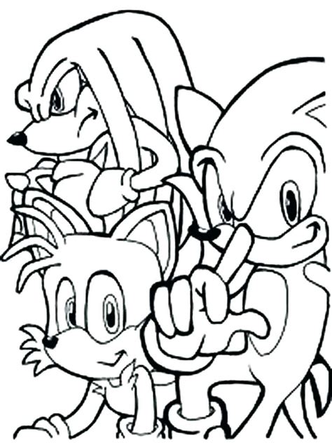 Sonic Tails Coloring Pages at GetDrawings | Free download