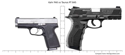 Kahr P Vs Taurus Pt Size Comparison Handgun Hero Hot Sex Picture