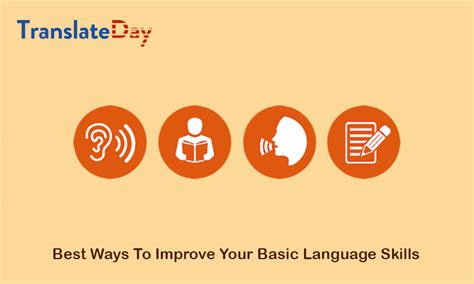 4 Basic Language Skills And Best Ways To Improve Them Translateday