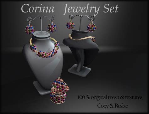 Second Life Marketplace Avaway Corinajewelry Set