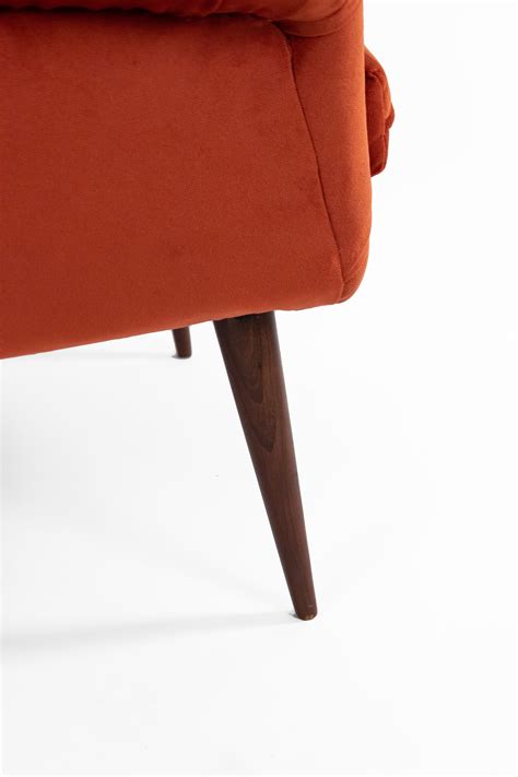 Luxurious designer furniture, plumbing & interrior decor from leading european & american manufacturers. Contemporary rust orange velvet armchairs