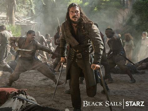 Long John Silver In Season 4 Black Sails Black Sails Starz Starz
