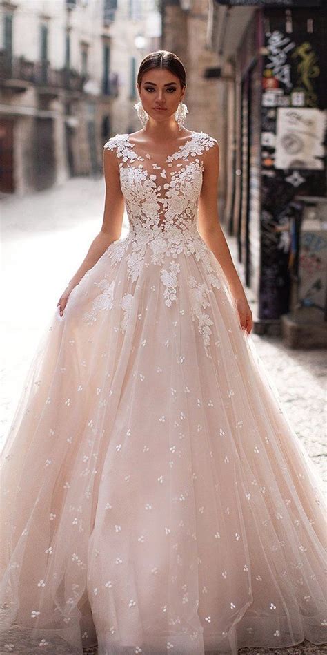 27 Peach And Blush Wedding Dresses You Must See Peach Blush Wedding