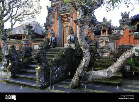 The Main Entrance Of Pura Taman Saraswati Templeubudbaliindonesia