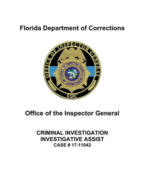 Criminal Investigation Investigative Assist Case 17 11042 Florida