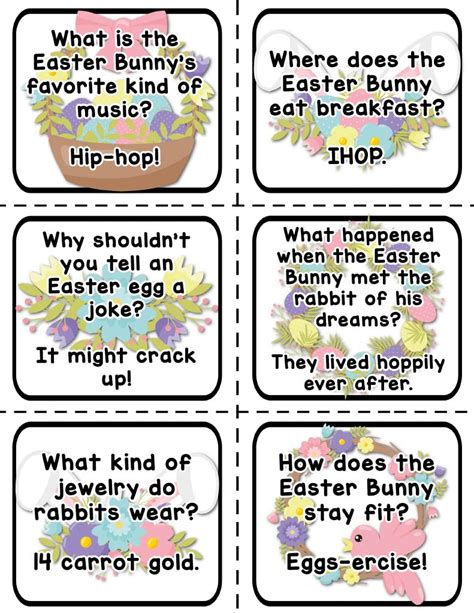 Easter Lunch Box Jokes Kids Activity Zone