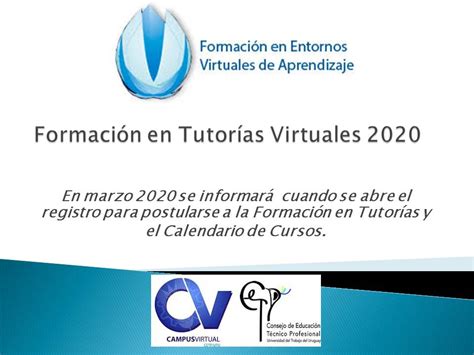 Formación En Tutorías Virtuales 2020 Campus Virtual Dgetp Utu