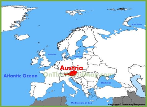 Map Of Europe Austria Real Map