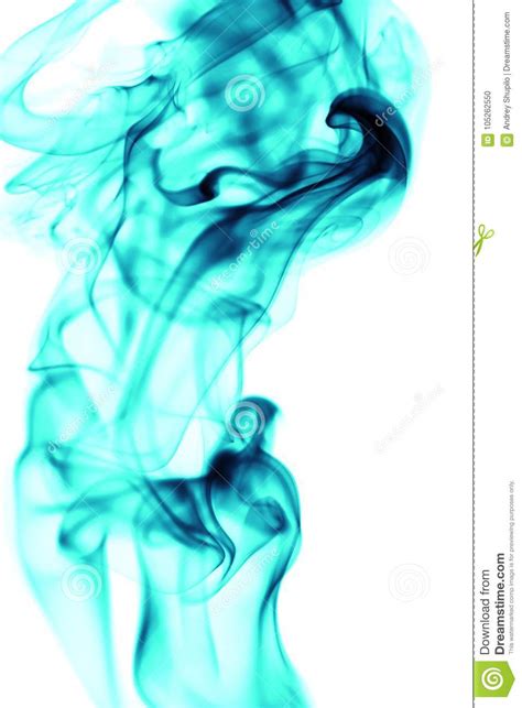 Blue Smoke On White Background Stock Photo Image Of Incense