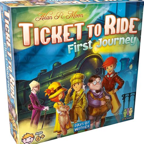 Ticket To Ride First Journey Ticket To Ride Board Games For Kids