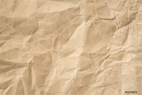 Recycle Brown Paper Crumpled Texture Old Paper Surface For Background