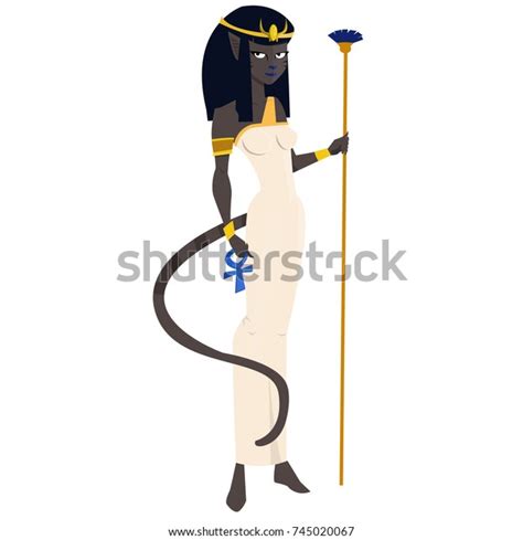 Bastet Goddess Egypt Stock Vector Royalty Free 745020067 Shutterstock