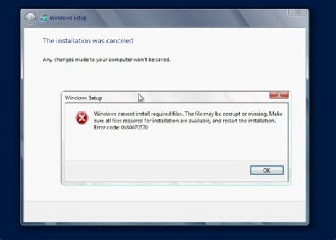 Cara Mengatasi Windows Cannot Install Required Files X Saat