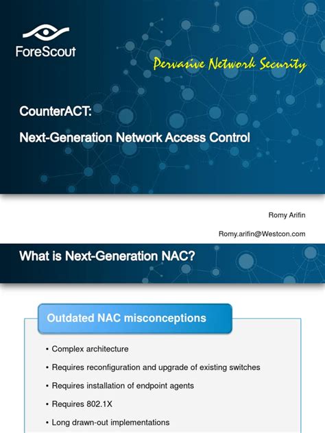 Forescout Next Generation Nac Presentation Pdf Virtual Private