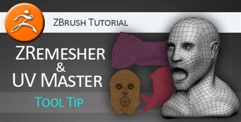 ZBrush tutorial: How to use ZRemesher & UV Master | Zbrush tutorial ...